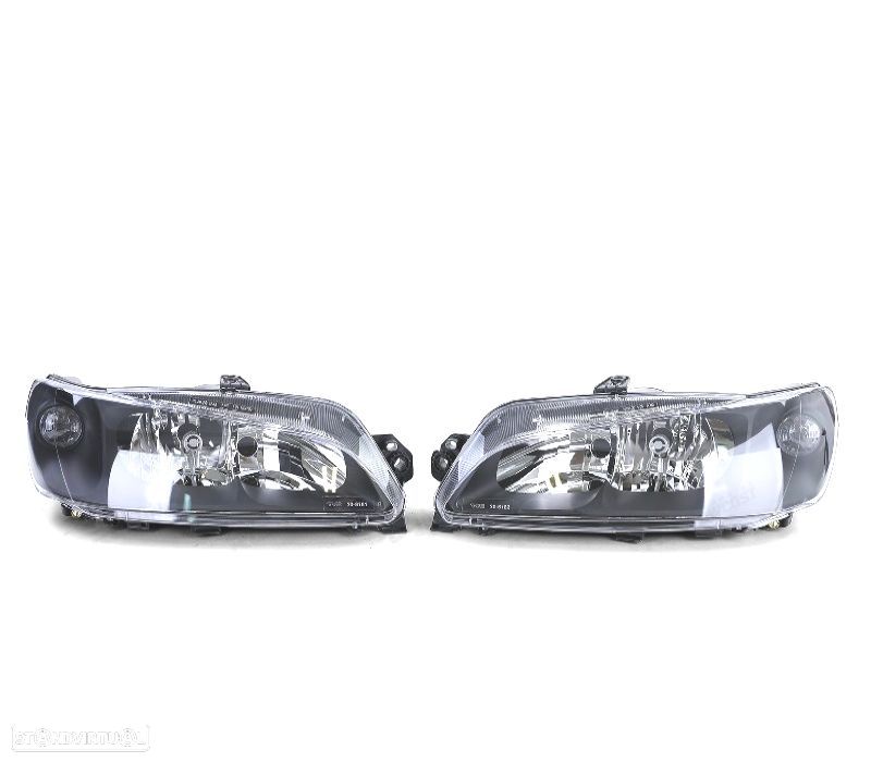 FARÓIS PEUGEOT 306 97- PRETO - 1