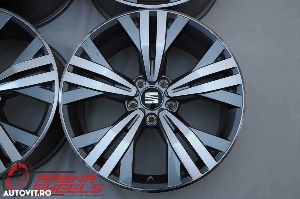 Jante Noi 18 inch Originale Seat Ateca Tarraco Leon Exeo Toledo R18 - 4