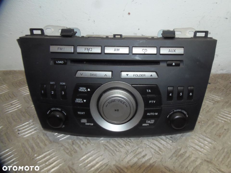 RADIO RADIOODTWARZACZ CD MAZDA 3 II BL 08-13 - 3
