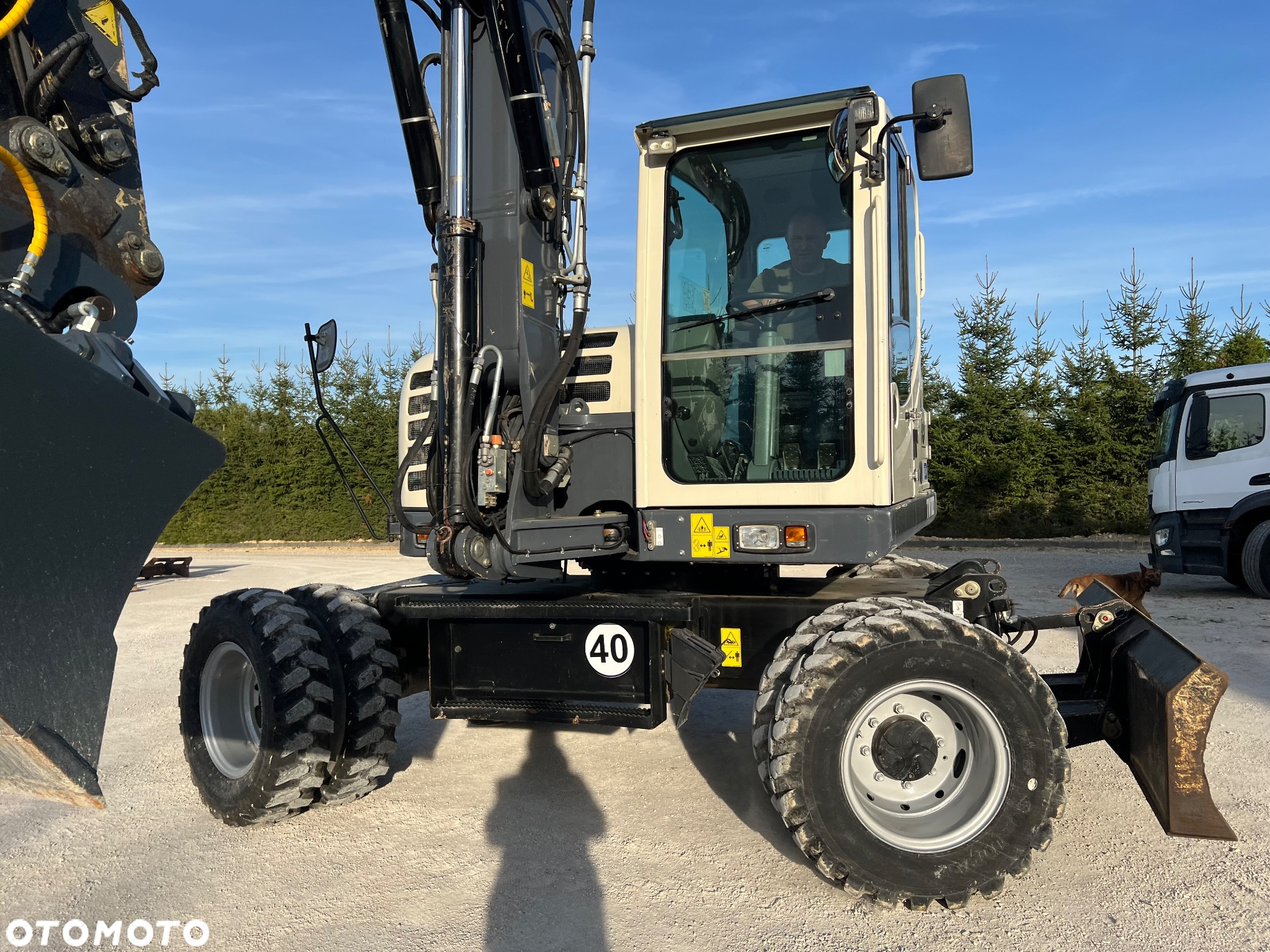 Terex Koparka kołowa TEREX TW110 3x łamane ramię TRIOLE BOOM wersja SPEED 4x4x4 2biegowa 40km/h 1 wł kpl dokumentów KLIMATYZACJA 11ton 4xoś skrętna TW 110  centr smarowanie Cat 313 DEUTZ Volvo Schaeff Jcb - 34