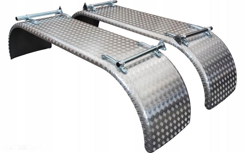 błotnik aluminiowy szer. 650 x dl. 2700 2-osie. - 2