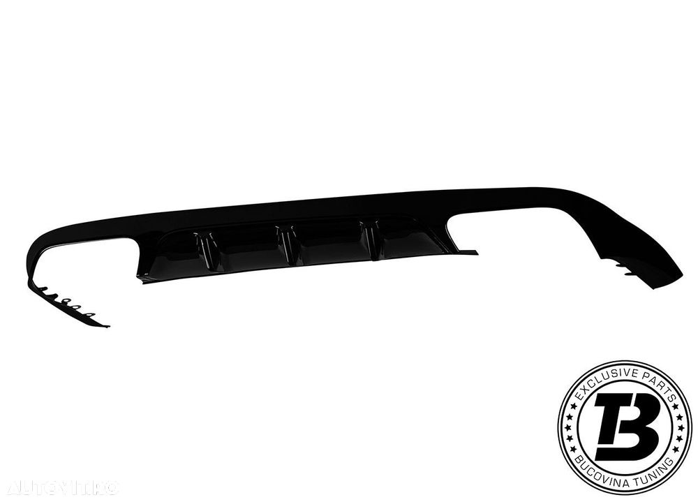 Difuzor Bara Spate cu Ornamente compatibil cu Mercedes E Class C238 E63 Design - 4