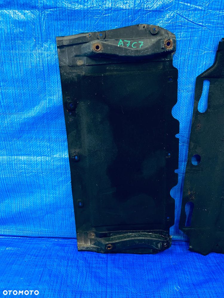 OSŁONY OSŁONA PŁYTA PODWOZIA POD SILNIK SKRZYNIĘ ŚRODKOWA AUDI A6 A7 S7 C7 4G 2011- ; 4G0863822C 4G0863821F ORYGINAŁ - 9