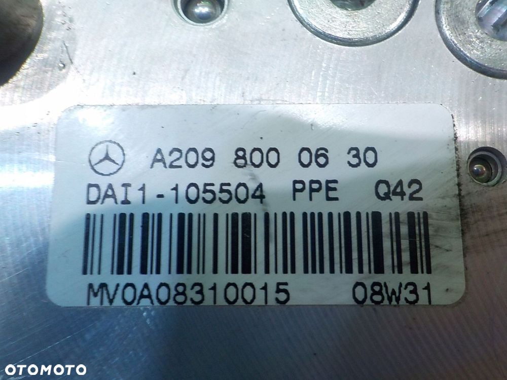 MERCEDES CLK W209 LIFT 1.8 B AUT CABRIO 2D 08r pompa dachu A2098000630 - 5
