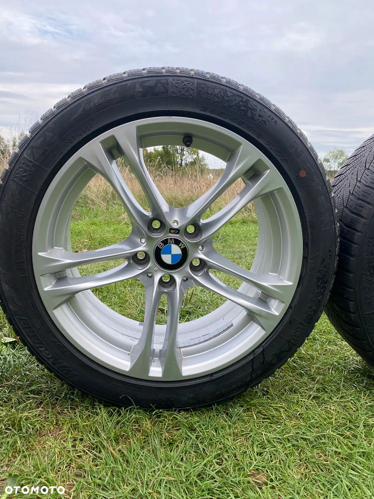 Oryginalne felgi BMW M Pakiet 18" F10 F11 5x120 + Nexen 245/45 R18 zima - 5