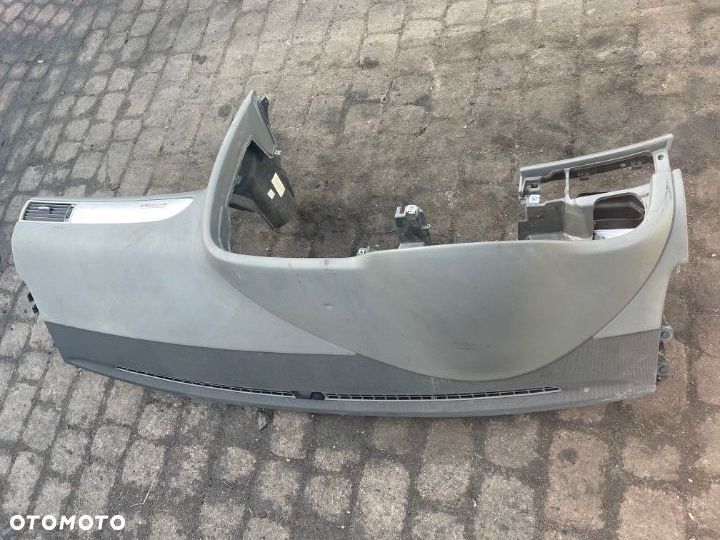 KONSOLA ZESTAW  AIRBAG PASY AUDI A6 C6 SZARA - 1