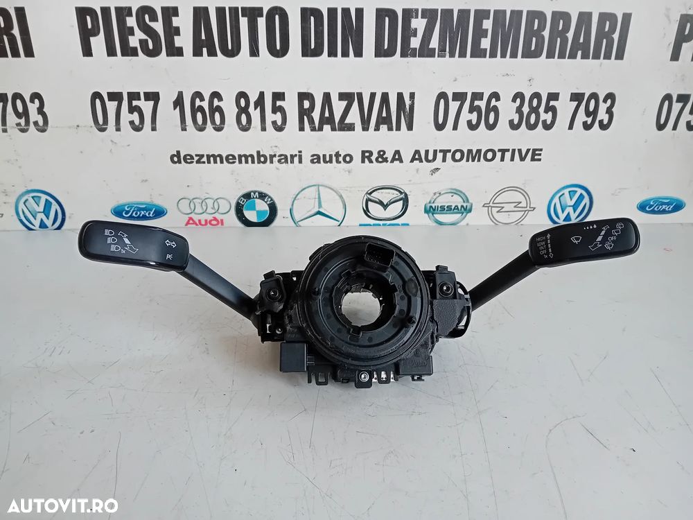 Ansamblu Spira Volan SZL Maneta Semnalizare Stergatoare Vw Passat B8 5Q1953521M 5Q1953569 An 2015+ - 1