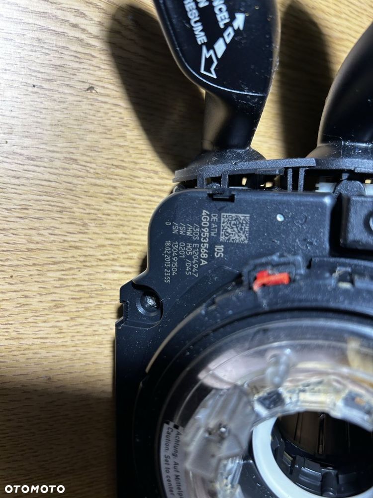 Pająk przełącznik zespolony manetki tempomat Audi A6 C7 4G0 953 568 A - 2