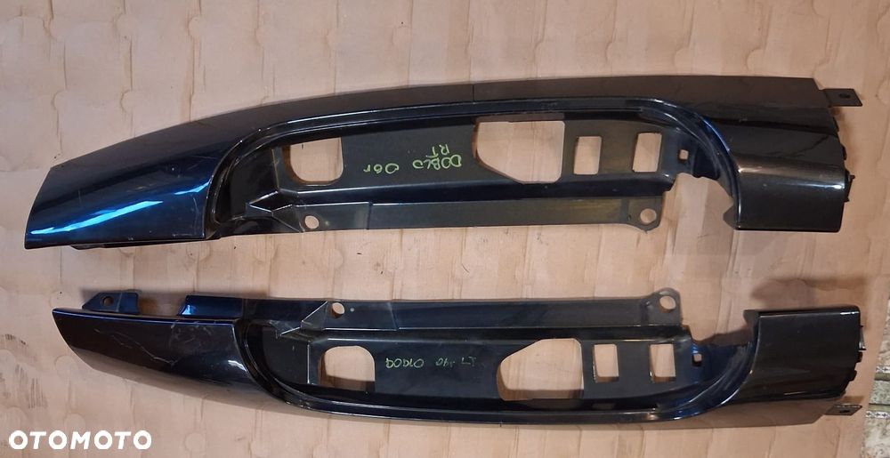 Obudowa osłona lampy tył FIAT DOBLO I  735388405 czarna prawa lewa OE - 1