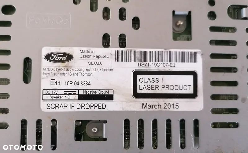 FORD MONDEO MK5 15r RADIO NAVI PANEL DS7T-19C107-EJ - 4