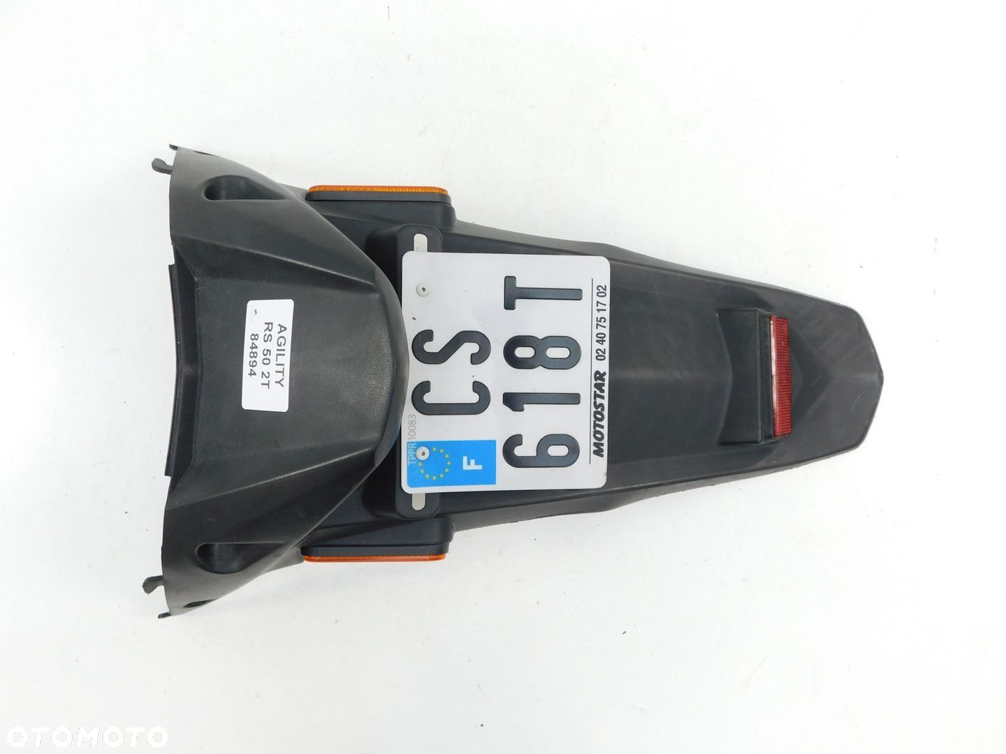 KYMCO AGILITY RS 50 2T MOCOWANIE TABLICY REJESTRACYJNEJ TYŁ - 1