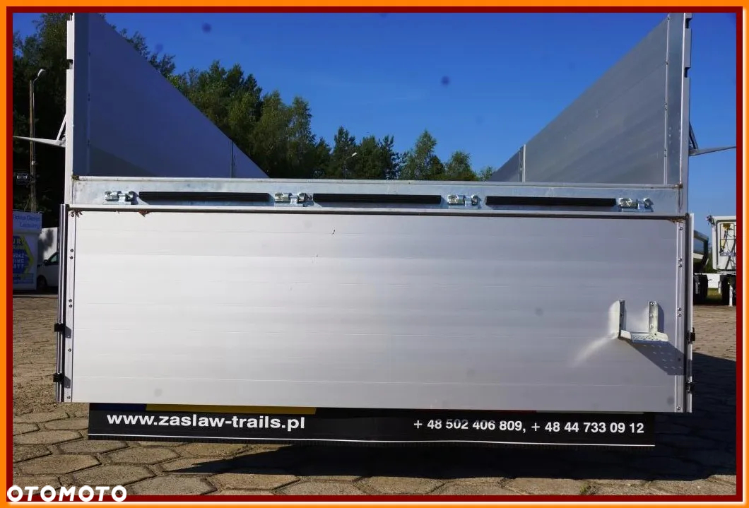 Zaslaw Pokład 13,60 m, MOCNA KRATOWNICA, burty aluminiowe !!! - 30