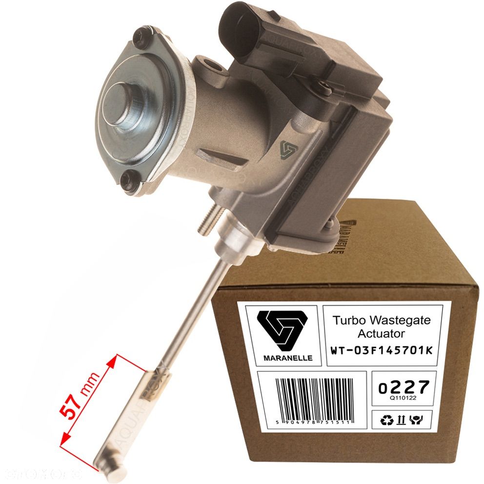 Nastawnik sterownik turbiny SKODA, AUDI, VW, SEAT - 1.2 TSi [117 mm] - 3
