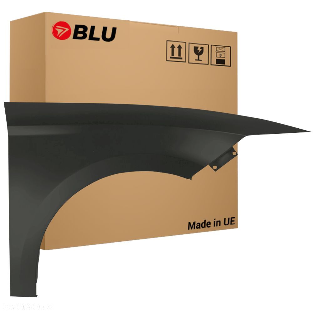BLU Błotnik SEAT LEON III 3 5F LX7Z prawy przód srebrny 2012-2020 DelphinGrau - 1
