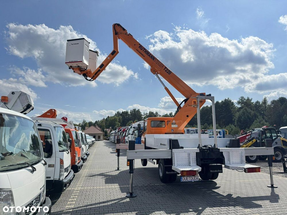 Mercedes-Benz Vario 814 D 4x4 Zwyżka RUTHMANN STEIGER T220 Podnośnik Koszowy - 32