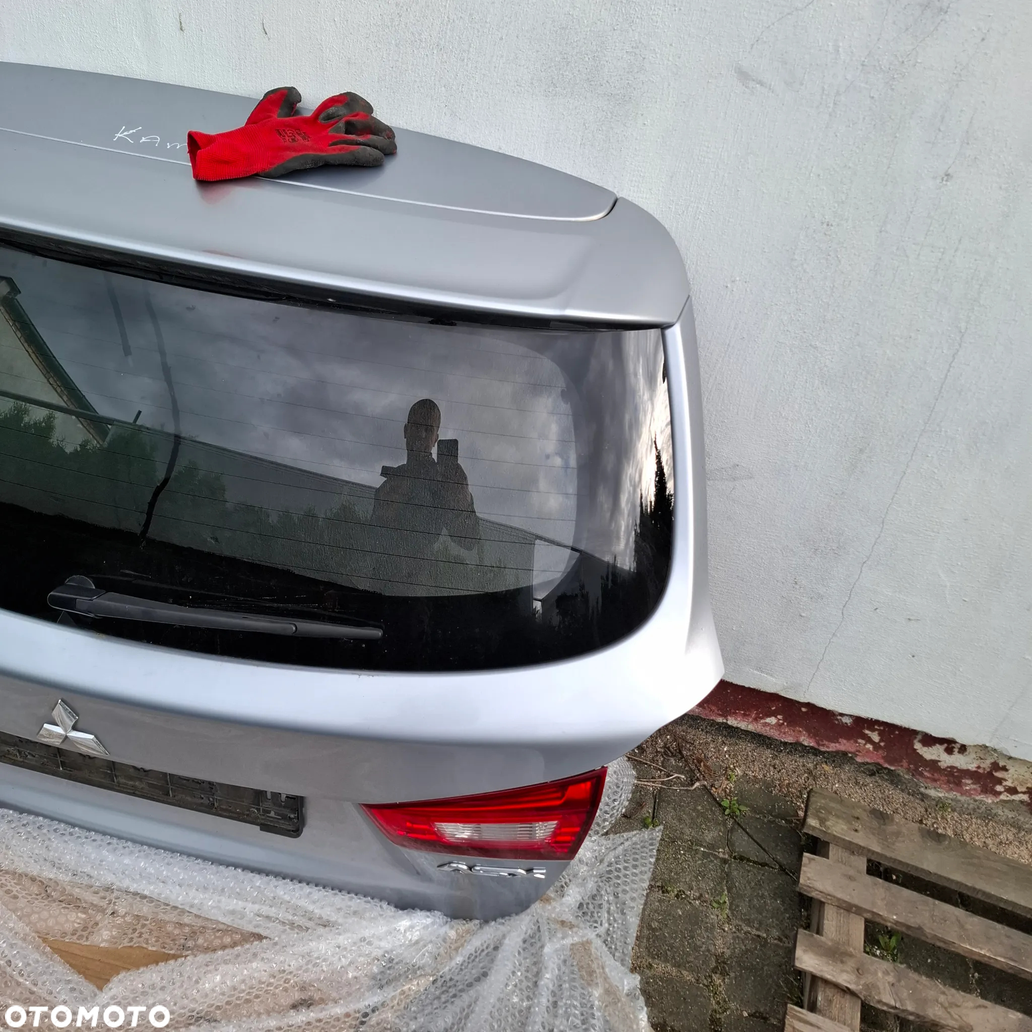MITSUBISHI ASX 10-19 ZDERZAK TYŁ TYLNY KLAPA BAGAZNIK TYŁ SREBRNA KOMPLETNE W KOLOR A31 U25 - 10