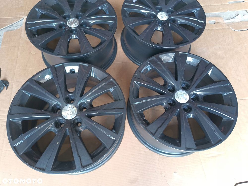 peugeot 308 t9 felgi 16" 7j 5x108 jak nowe grafit 9677989677 - 3