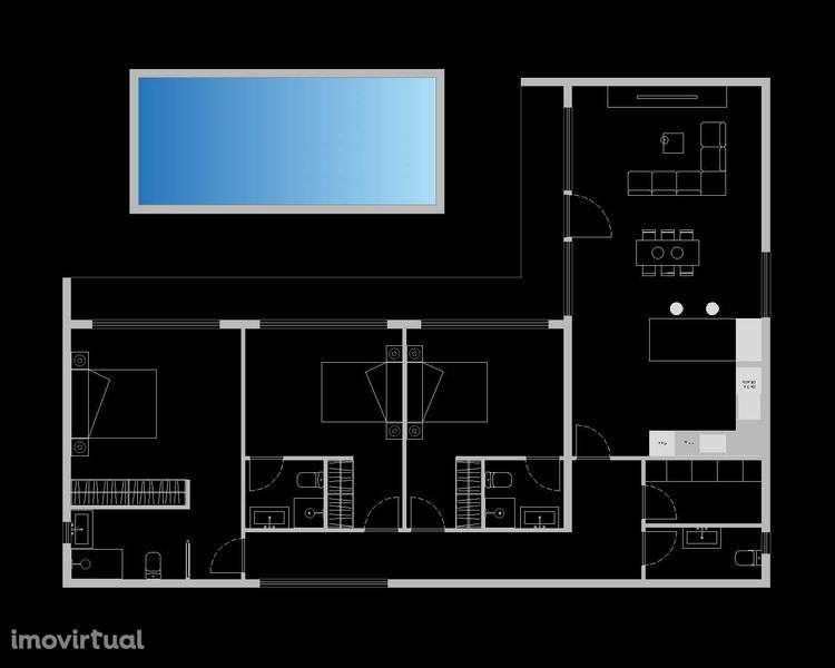 Moradia T3 de Arquitetura Moderna – Chave na Mão - Grande imagem: 5/5
