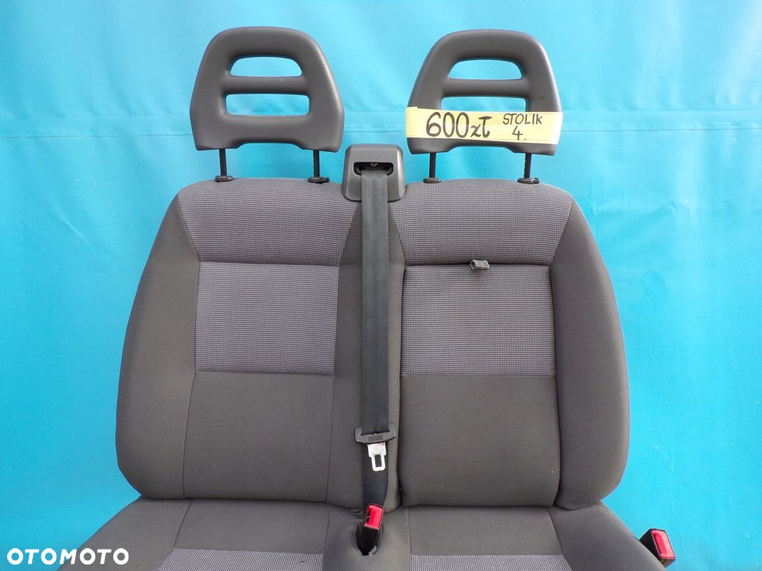 DUCATO BOXER JUMPER 2006- fotel PODWÓJNY KANAPA pasażera prawy ze STOLIKIEM - 3