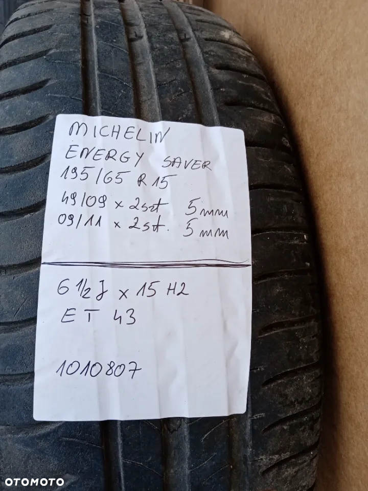 4X Felga stalowa Fiat Stilo 4x98 6,5J 15 H2 195/65 ET43 R15 - 13