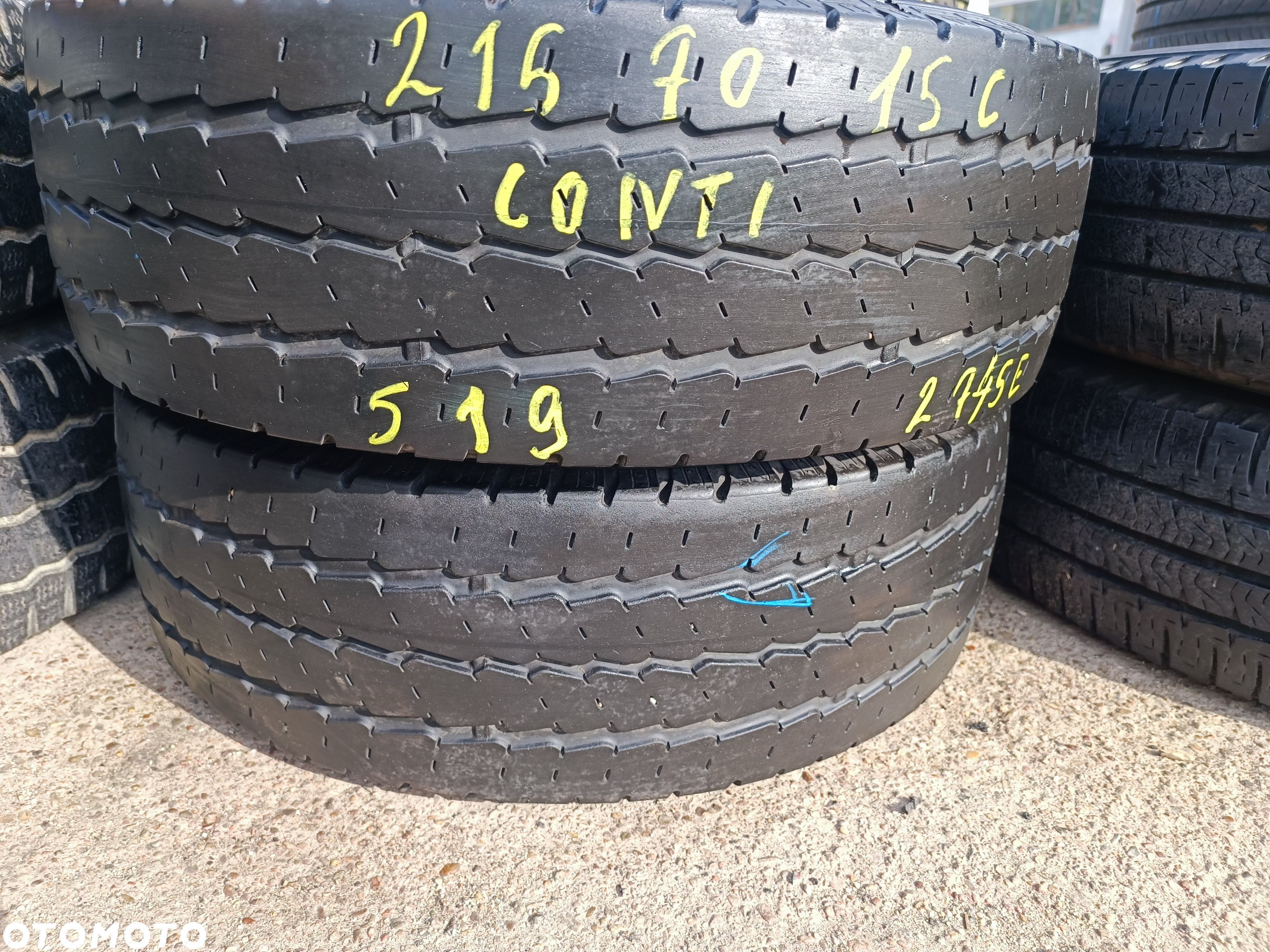 215/70R15C CP 15 C 109R Opony Letnie Lato Continental VancoCamper 5mm Legnica ALU-RAD 215/70 - 1