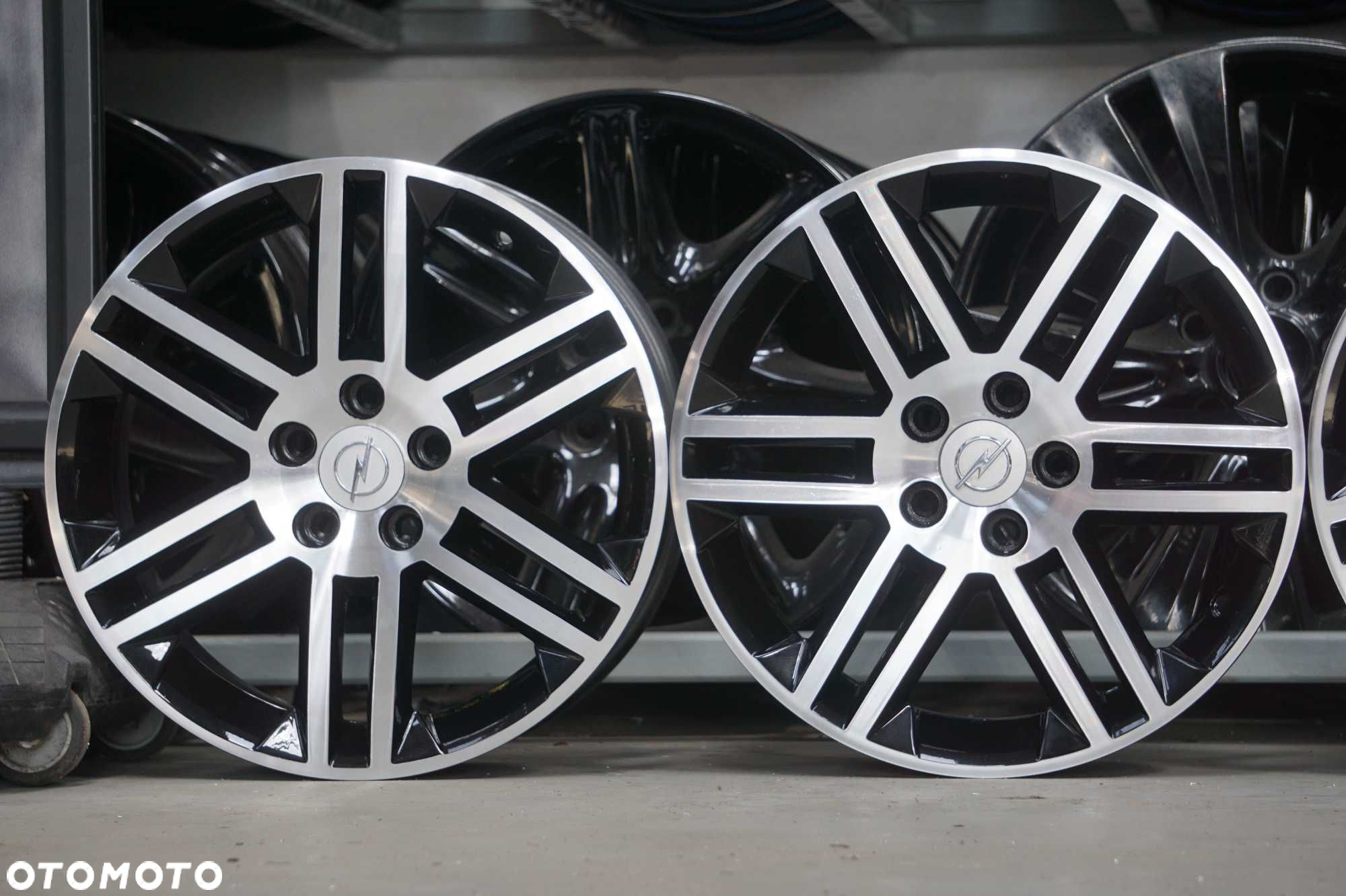 Alufelgi GM oryginal 5x110 7Jx17 et41 cb65,1mm czarny polysk i cnc - 7