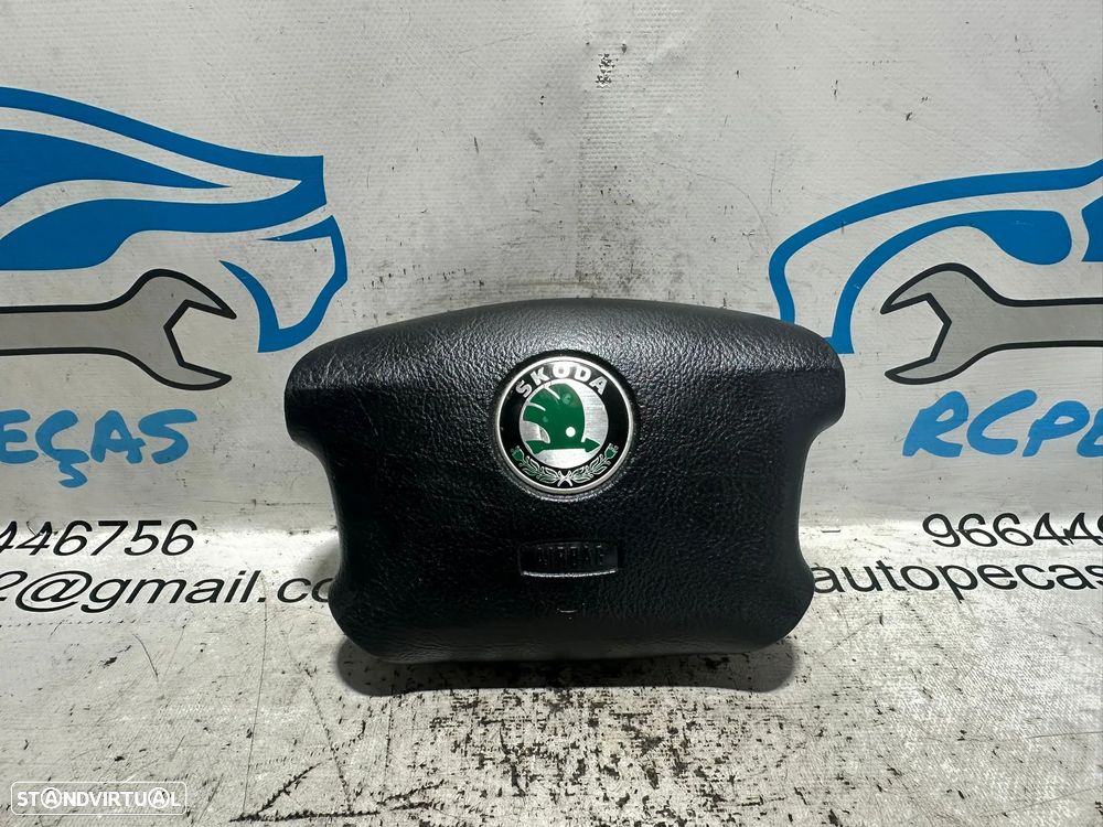 .Airbag Volante Guiador Original Skoda 1U0880201A 1996 - 2010 - 2
