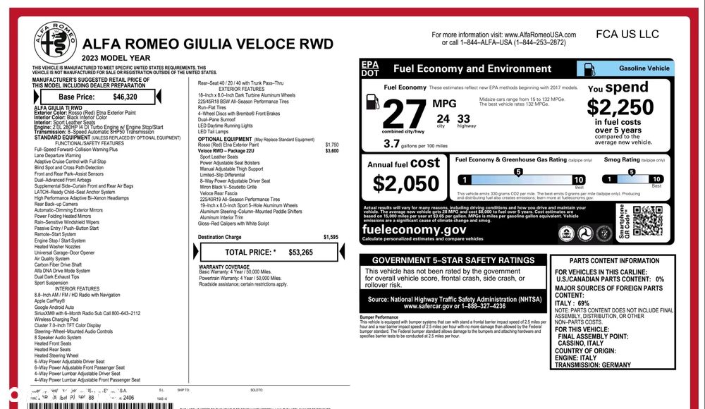 Alfa Romeo Giulia 2.0 Turbo 16V AT8 Veloce - 20