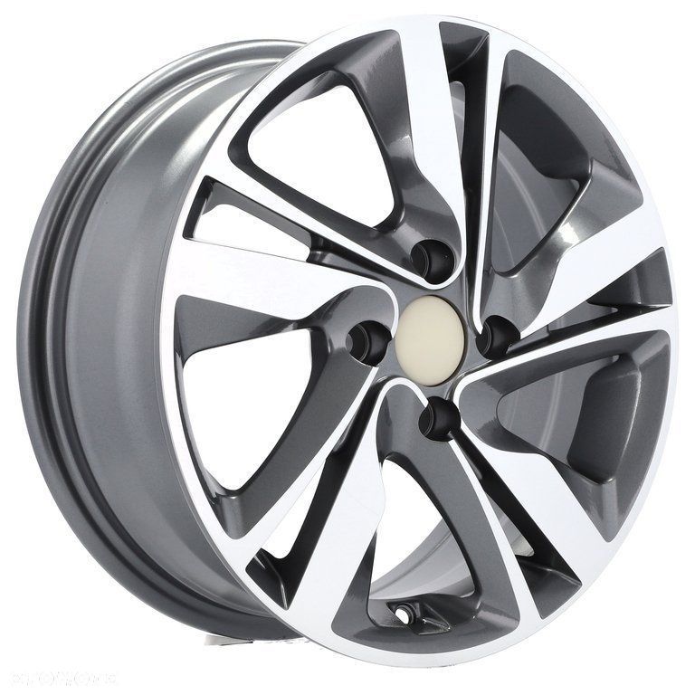 4x Felgi 15 4x100 m.in. do HYUNDAI Accent Bayon Getz i10 i20 KIA Picanto RIO Stonic - BK813 - 8