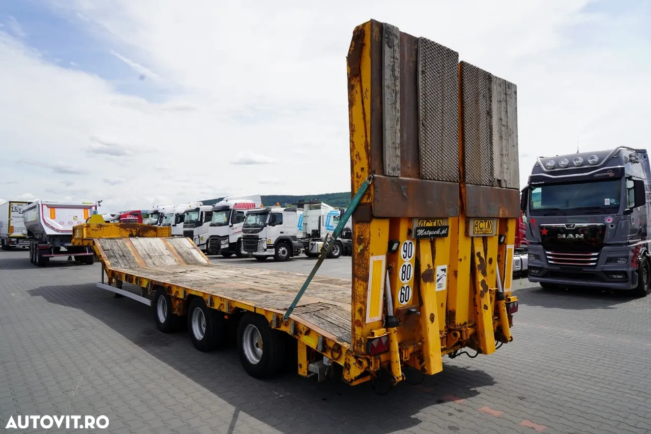 ACTM TRANSPORTATOR / ÎNCĂRCARE JOS / 13,2 M / GAMĂ HIDRAULICĂ / AX DE DIRECȚIE - 6