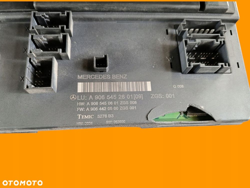 sterownik silnika mercedes sprinter w906 2.2 cdi a6461506378 - 5