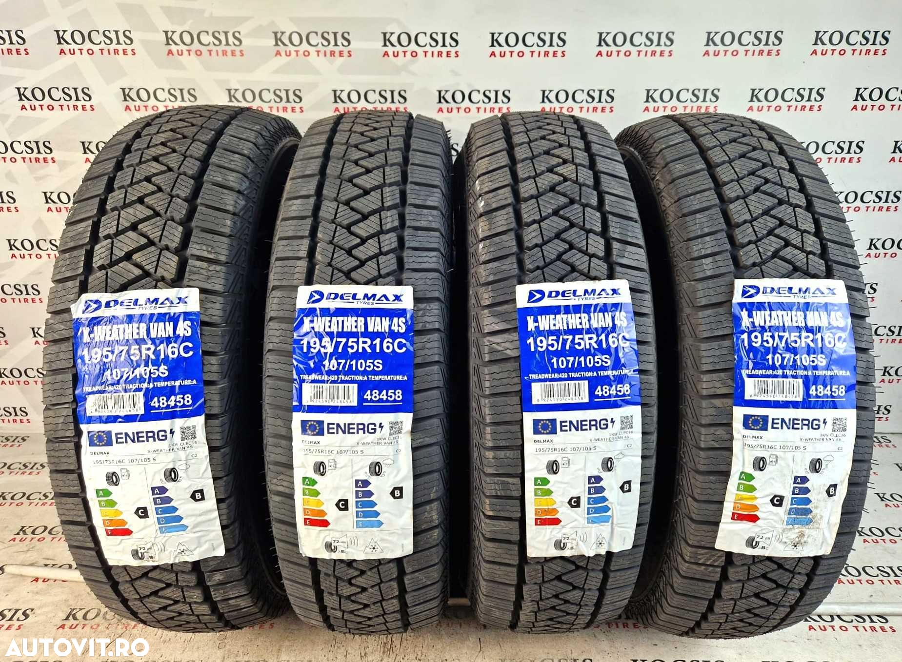Anvelope noi ALL SEASON ( m+s ) 195 75 16C DELMAX - 7