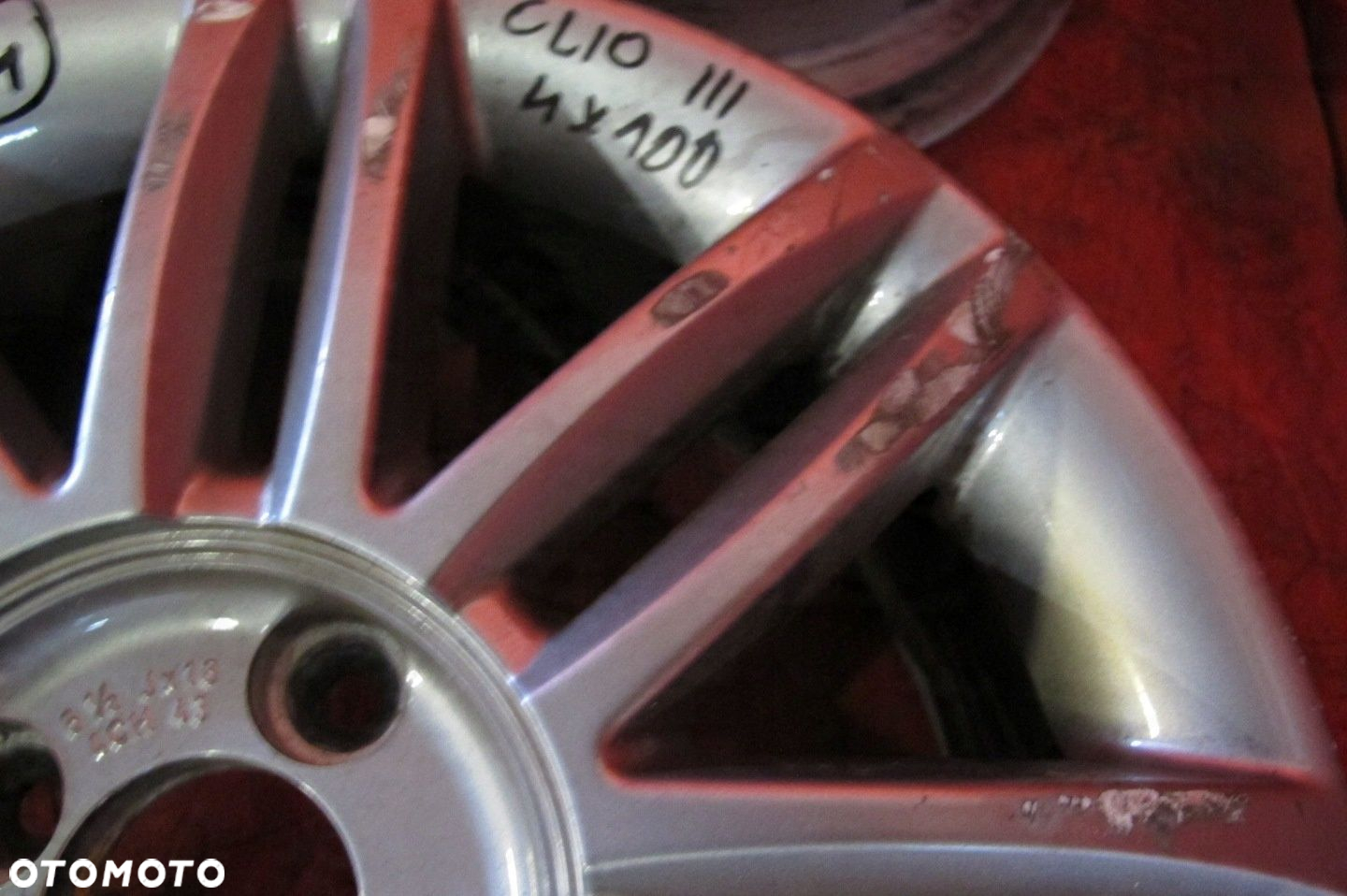RENAULT CLIO 3 III FELGI ALUMINIOWE 16 4x100 6.5J ET43 KOMPLET - 14