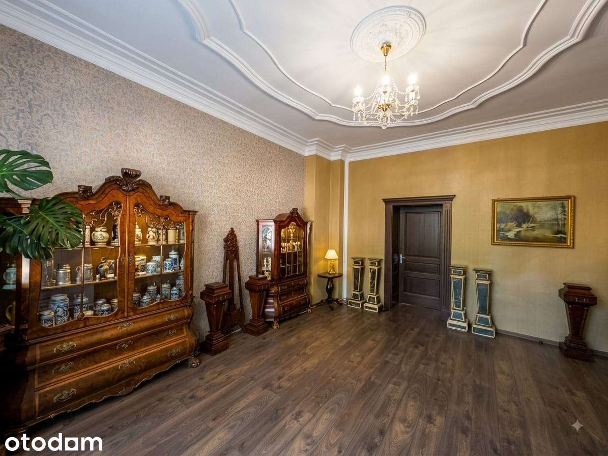 PRZESTRONNY APARTAMENT Z OGRODEM I GARAŻEM W ZABYTKOWEJ WILLI (BOREK)
