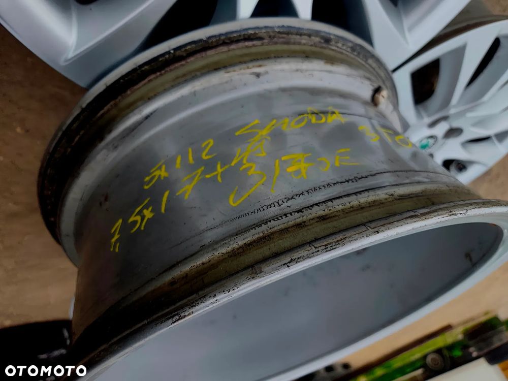5x112 Felgi Aluminiowe Alufelgi Oryginalne 17 Koła 3T0 SKODA OCTAVIA II III IV 2 3 4 SUPERB YETI KODIAQ KAROQ Legnica ALU-RAD VW SEAT AUDI - 14