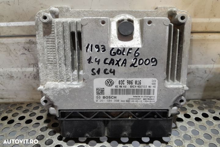 Calculator motor ECU 03C906016 / 0261S04390 03C906016 / 0261S04390 Vo - 1