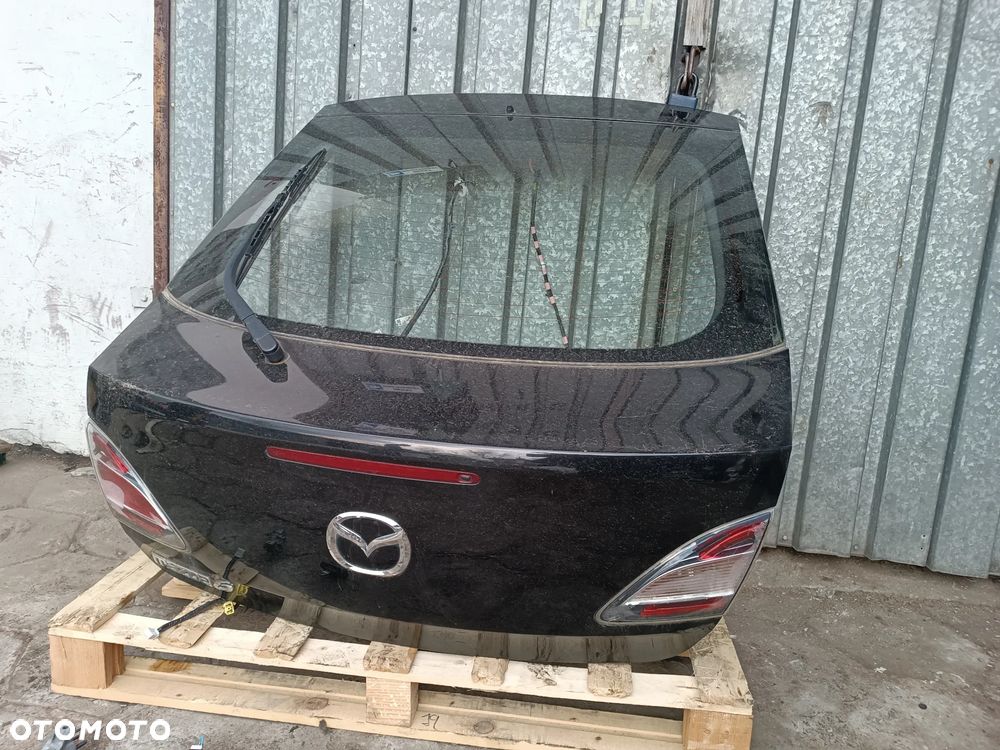 MAZDA 6 GH 2009R KOMPLETNA KLAPA BAGAŻNIKA CZARNA BN9RA - 2