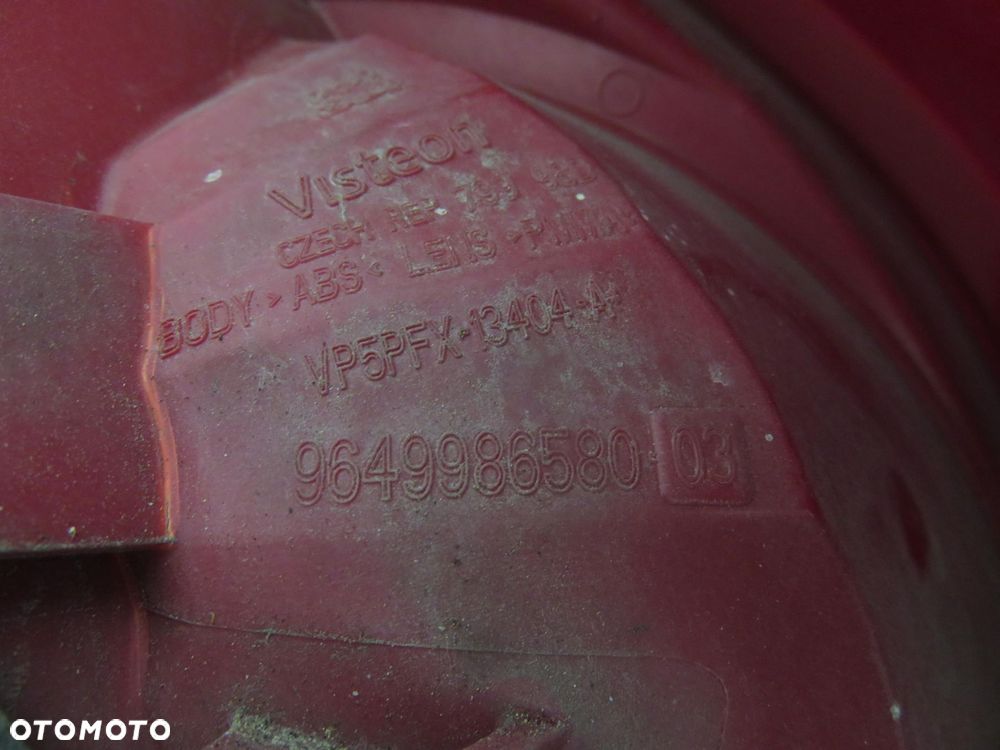 LAMPA PRAWA TYLNA PEUGEOT 207 (WA_, WC_) 964998658003 - 4