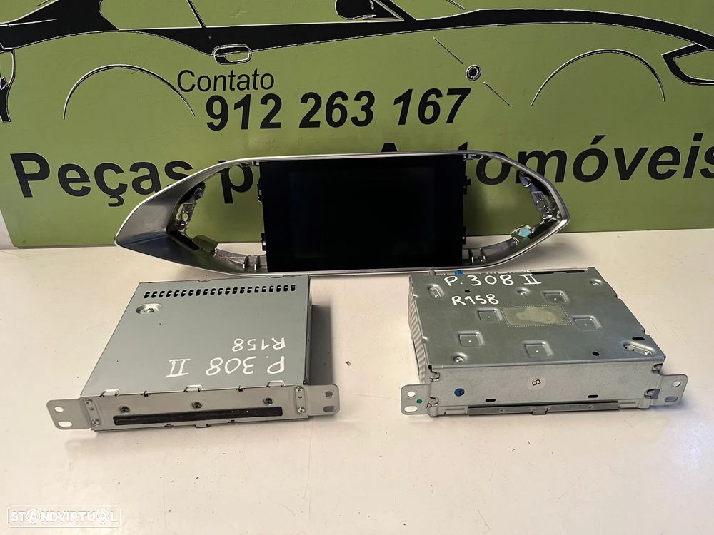 Peugeot 308 II DISPLAY RADIO MÓDULO - R158 - 1