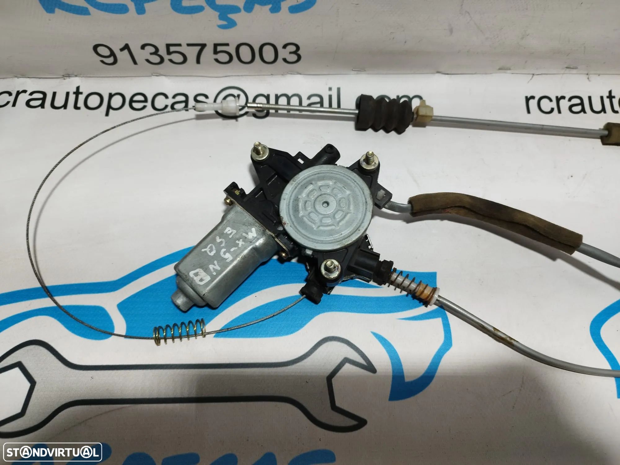 .MODULO ELEVADOR REGULADOR VIDRO COM MOTOR FRENTE FRONTAL ESQUERDA WRNC11420 MAZDA MX-5 MX 5 NB - 1