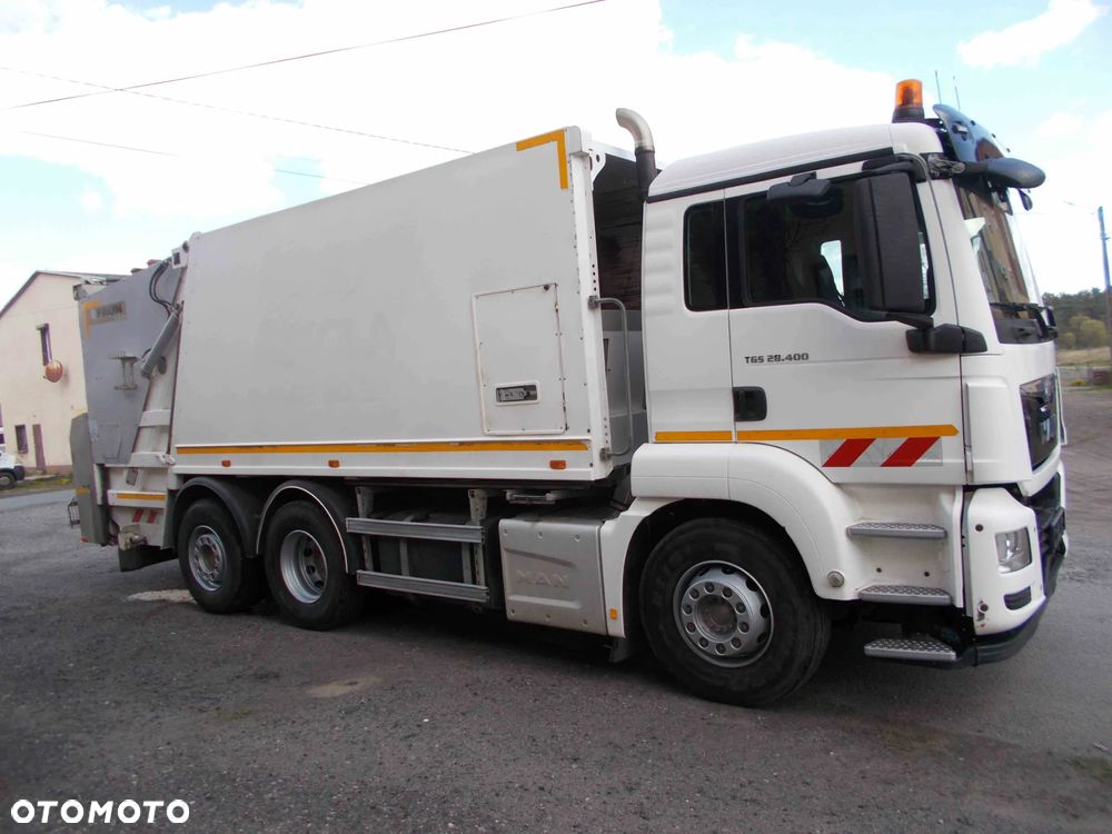 MAN TGS Śmieciarka FAUN Euro 6 Szeroki Niski Wrzutnik - 7