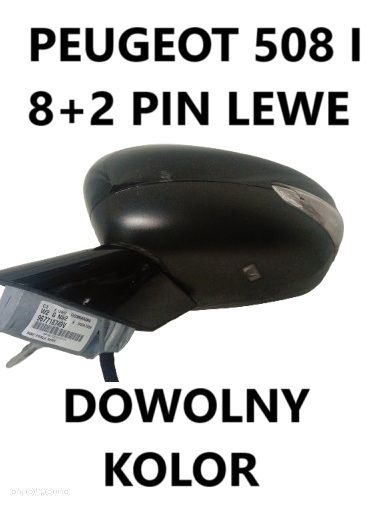 PEUGEOT 508 I 8 + 2 PIN LEWE ORYGINAŁ EUROPA - 2