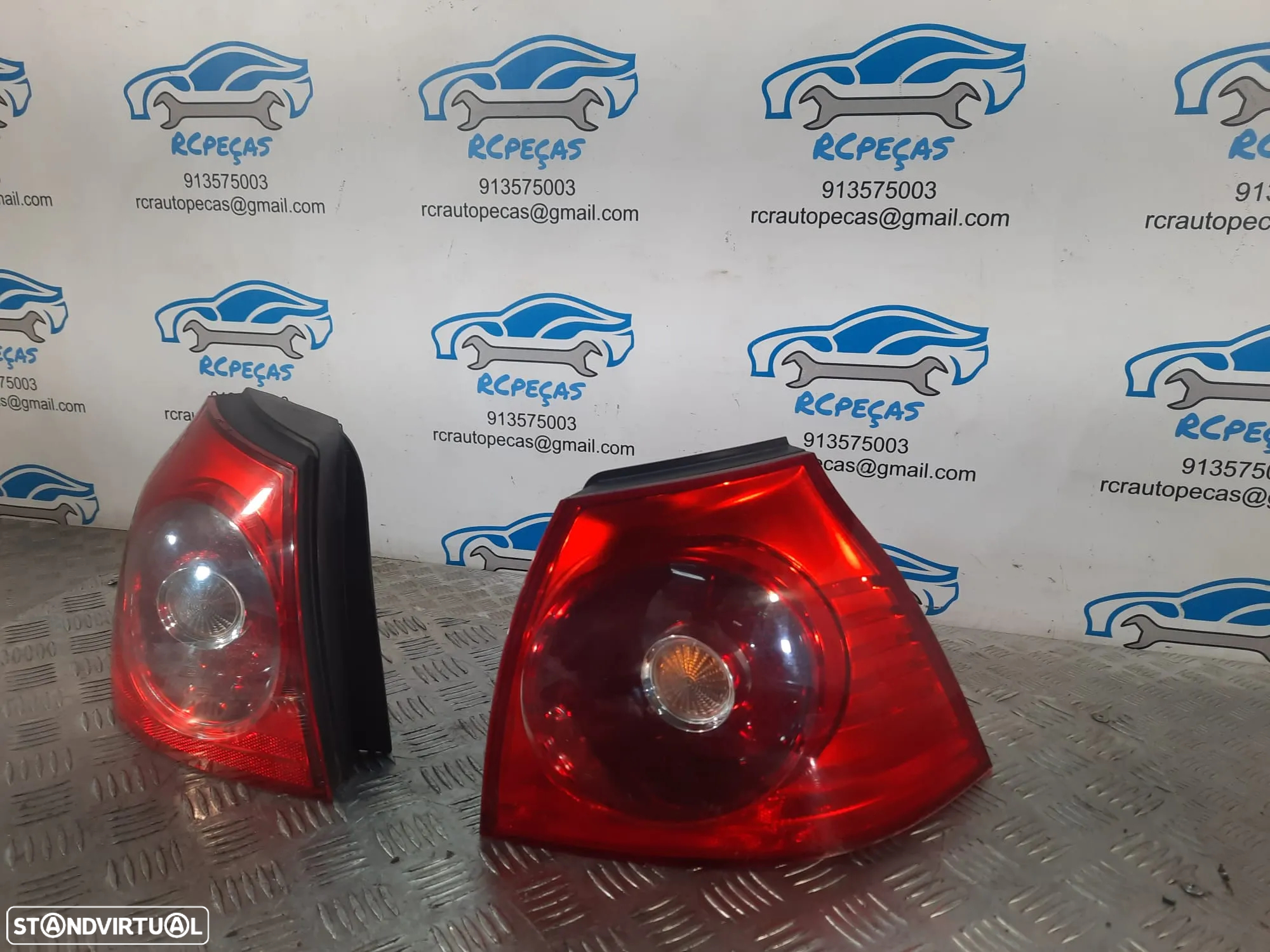 FAROLIM FAROLINS ESQUERDO DIREITO VW VOLKSWAGEN GOLF V 5 MK5 1K6945095 1K6945095AC 89031704 1K6945096 1K6945096AA - 2