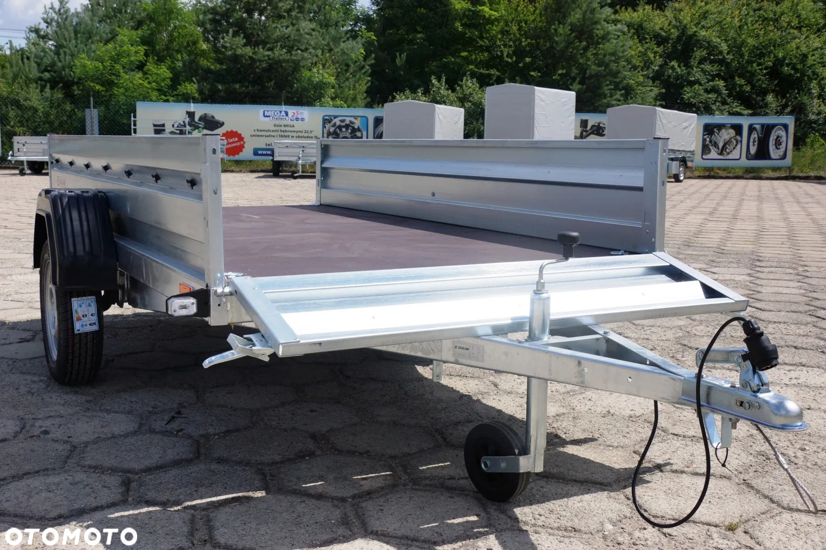 Zaslaw 1 oś, przyczepa prawko B, 750 kg DMC  MOCNA I SOLDNA - 3