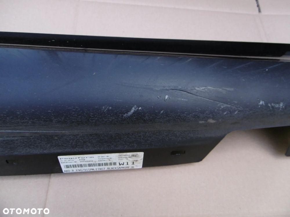 Listwy nakładki progowe progi m-pakiet bmw e90 e91 475 475/9 komplet - 12