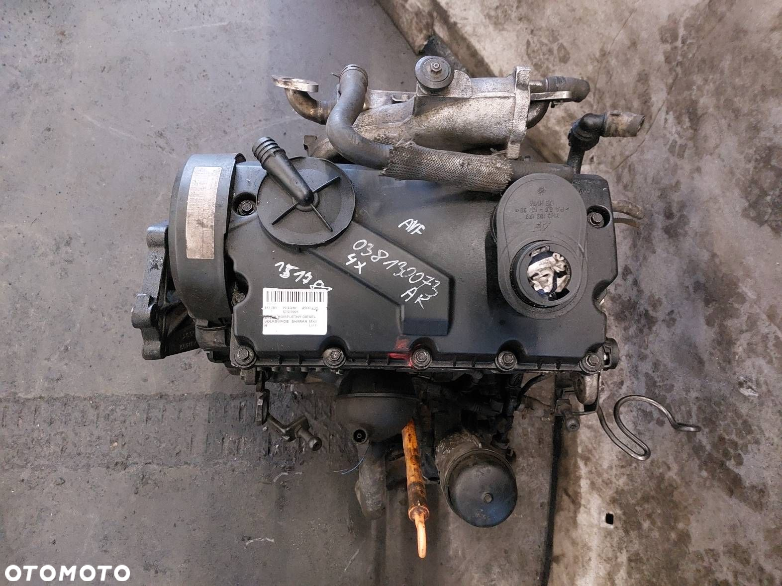 SILNIK POMPKI + TURBO SHARAN MK1 1.9 TDI AVF - 10