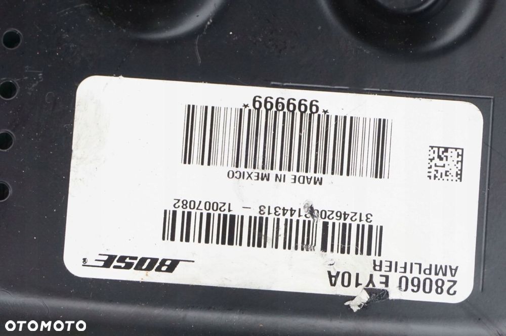 GŁOŚNIK SUBUFER WZMACNIACZ BOSE 28060EY10A NISSAN QASHQAI I J10 FL - 3