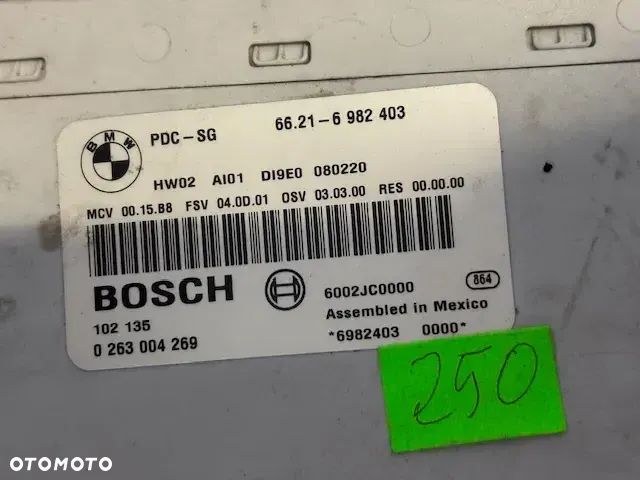 STEROWNIK MODUŁ PARKOWANIA PDC BMW E87 E90 E91 6982403 - 2