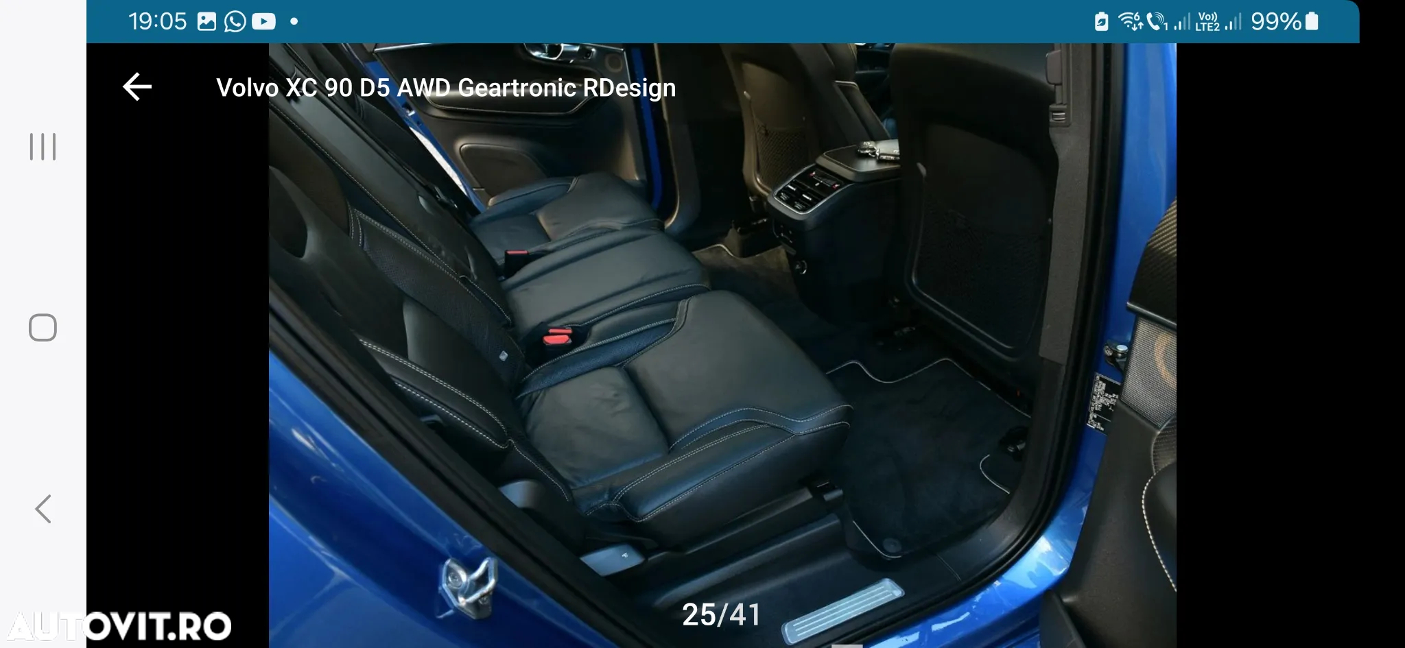 Volvo XC 90 D5 AWD Geartronic RDesign - 13