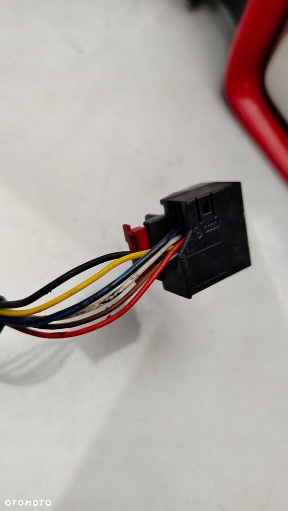 audi a3 8p lift 08r- lusterko prawe zewnętrzne 6 pinów lz3m - 8